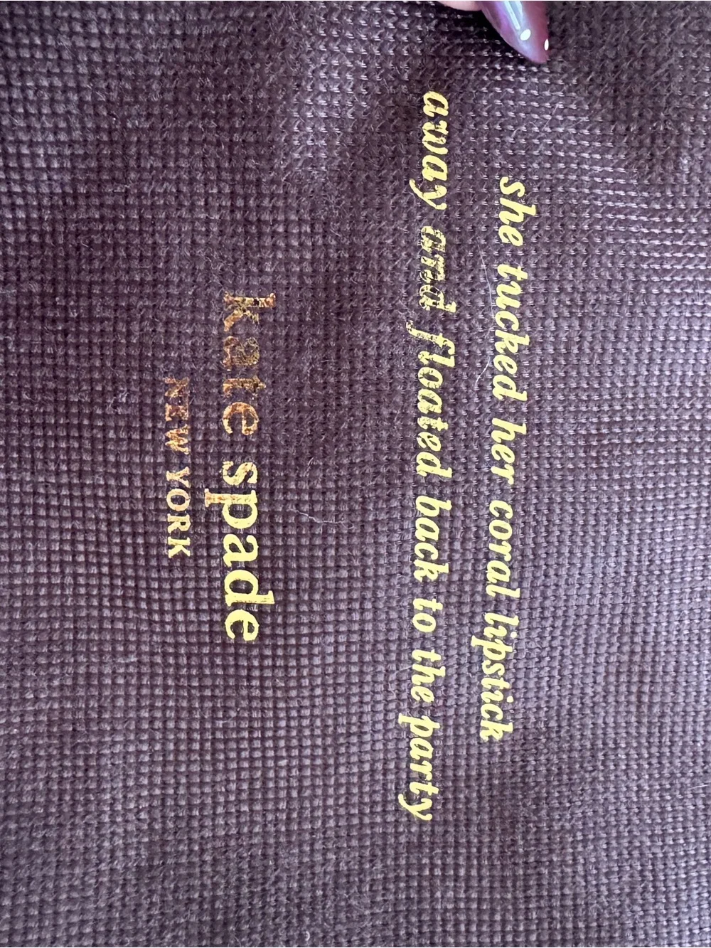 Kate Spade Large Dust Bag
